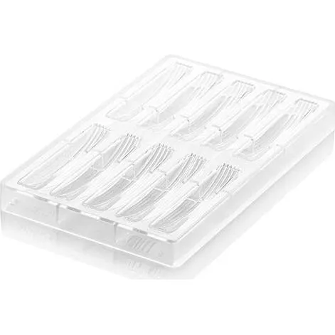 Polykarbonátová forma na čokoládu tyčinky RIGA B 10x25 ml