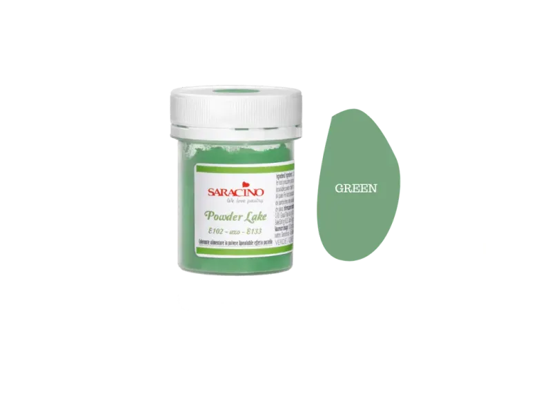 Prachová jedlá barva Emerald Green, zelená, 5 g