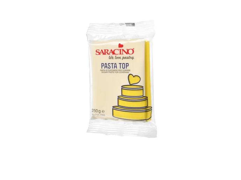 Pasta Top žlutá, potahovací hmota 250 g