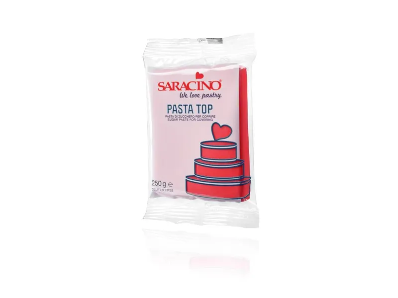 Pasta Top červená, potahovací hmota 250 g