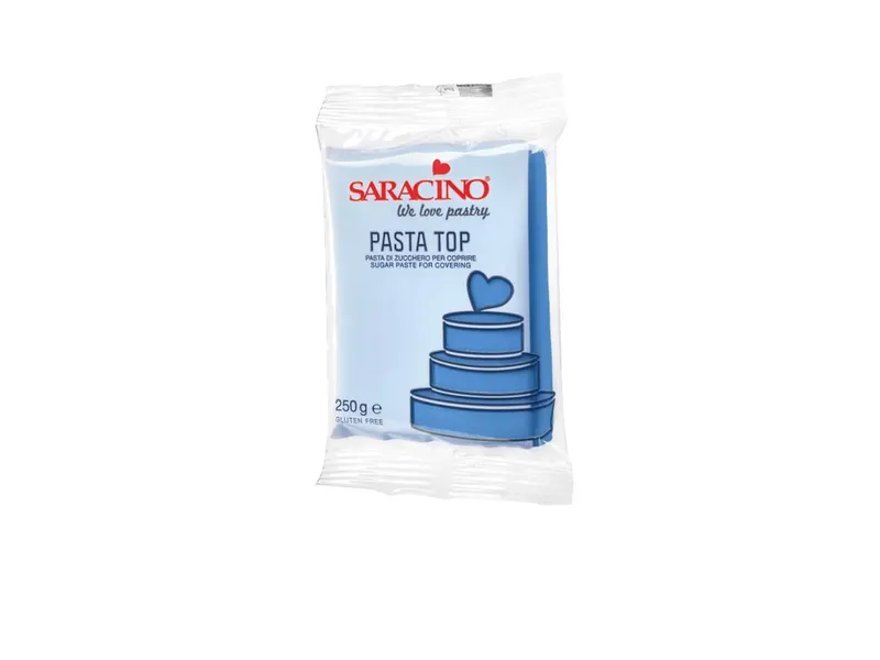 Pasta Top modrá, potahovací hmota 250 g