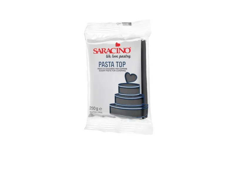 Pasta Top černá, potahovací hmota 250 g