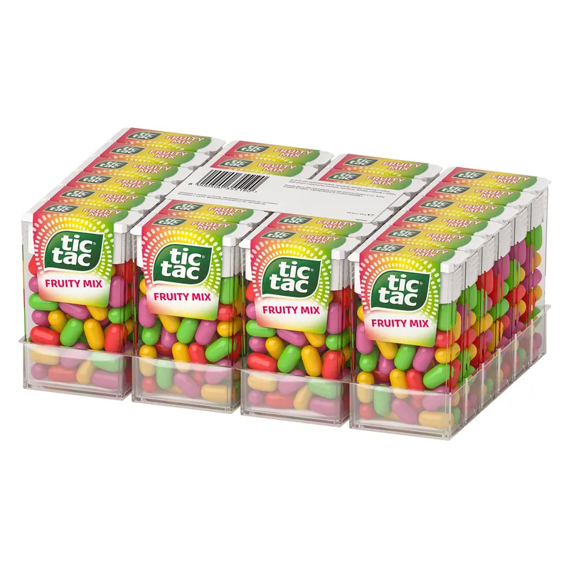 Tic Tac Fruity Mix Dražé s ovocnou příchutí 18 g