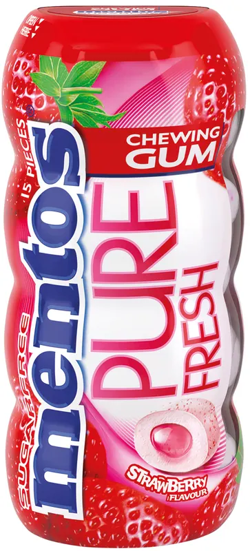 Mentos Pure Fresh Strawberry/ jahoda žvýkačky 30 g