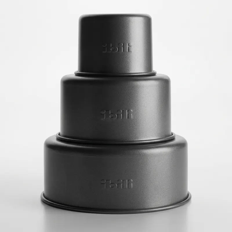 Formy na mini dort Ibili, průměr 13 cm, 3 kusy