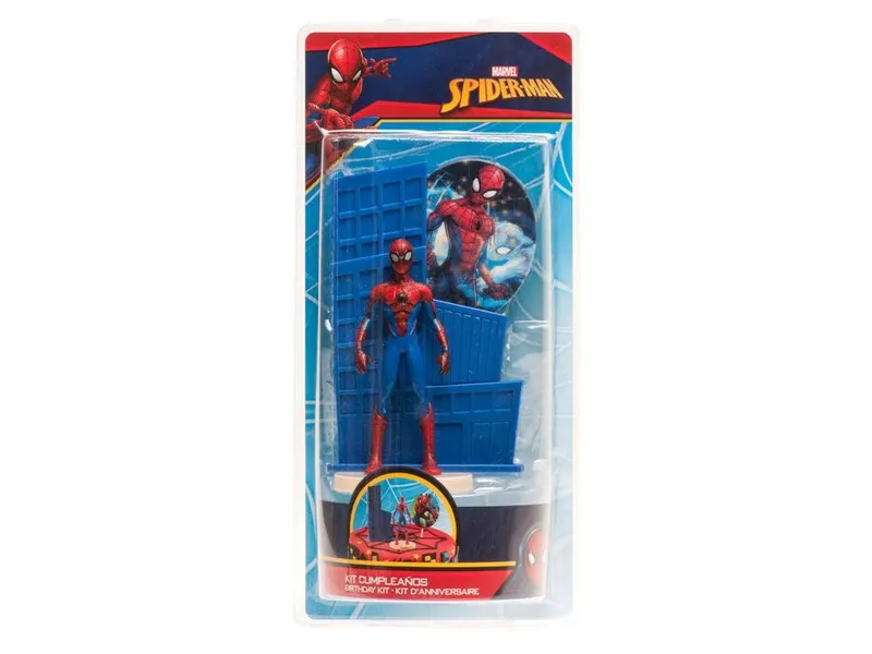 Figurka Spiderman na dort Marvel, sada 3 ks