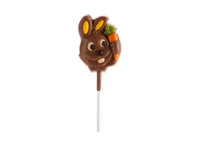 Čokoládové lízátko zajíček, velikonoční motiv, 20 g