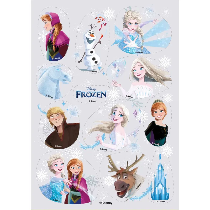 Fondánový papír k vystřižení Frozen