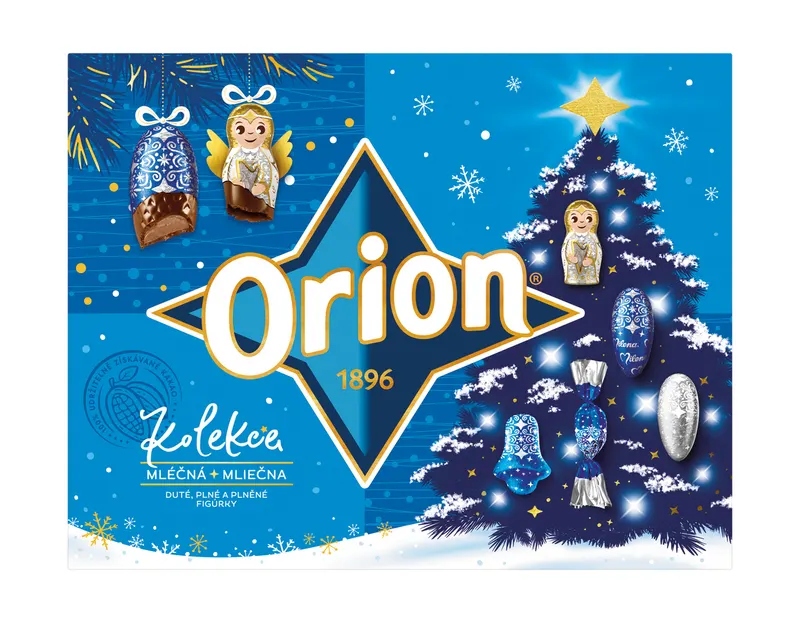 Orion Vánoční čokoládová kolekce - mléčná 347 g