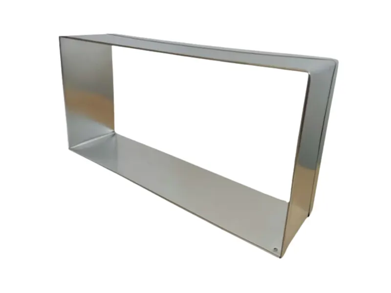Dortový ráfek obdélník 15 × 30 cm, výška 6 cm, plech