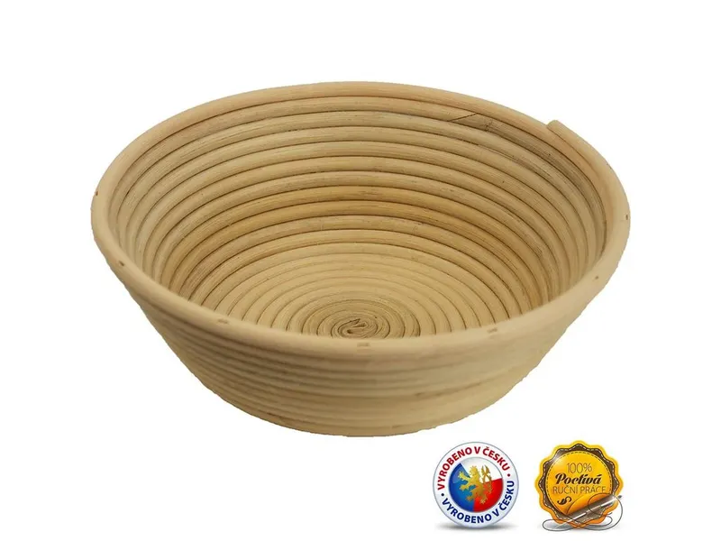 Ošatka na kynutí chleba pedigová kulatá 1 kg