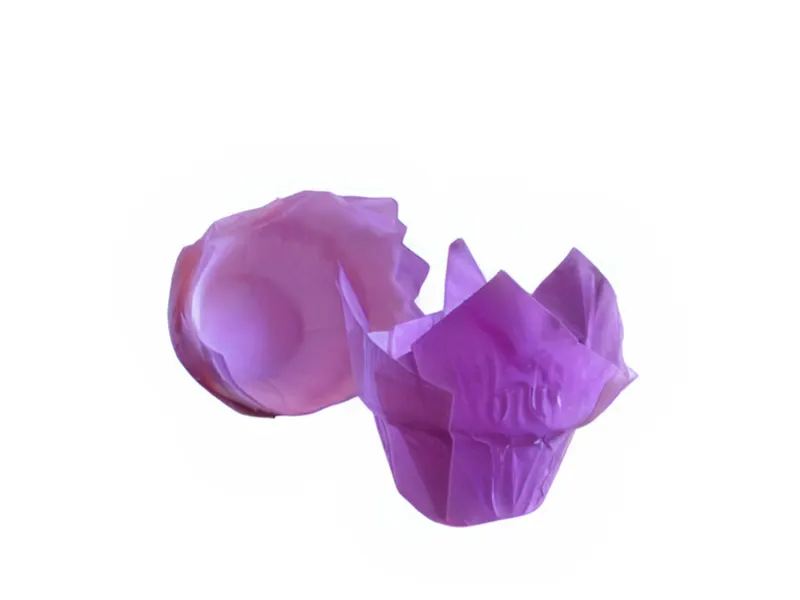 Cukrářské košíčky Tulip fialové 50/80 mm, 125 ks