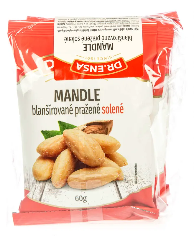 Ensa Mandle pražené solené 60 g