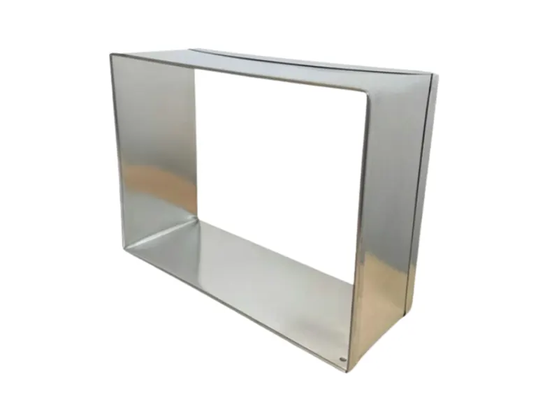 Dortový ráfek obdélník 15 × 20 cm, výška 6 cm, plech