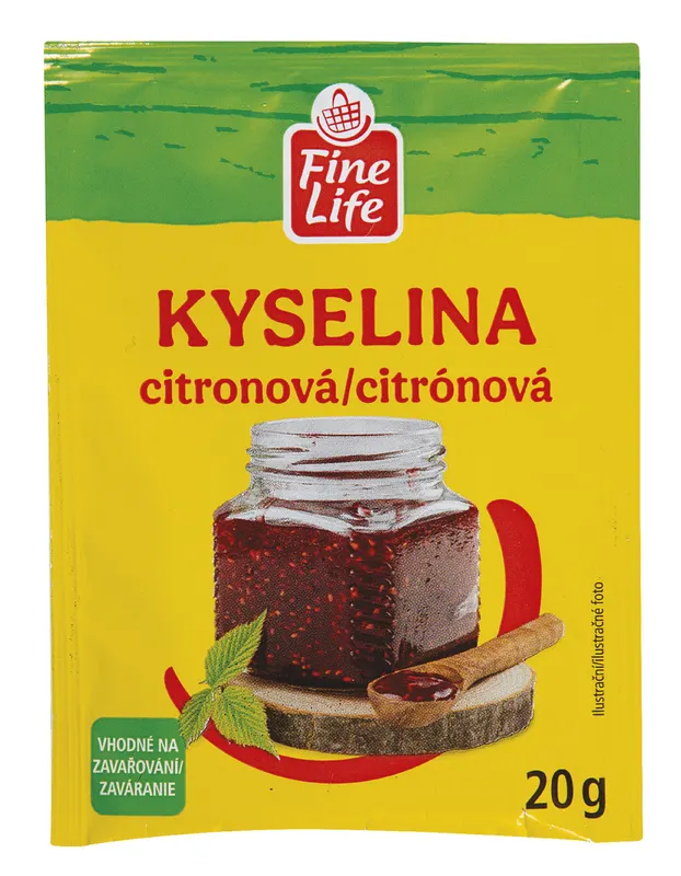 Fine Life Kyselina citrónová 20 g