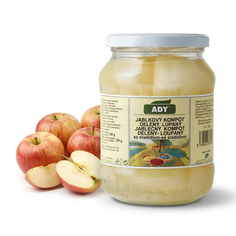 Jablečný kompot se sladidly 580 g