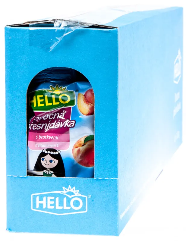 Hello Ovocná kapsička broskev 100 g