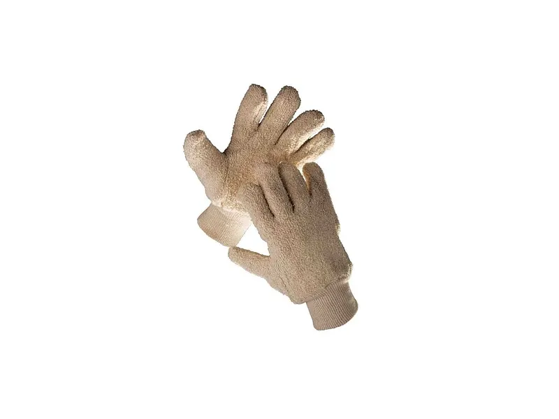 Tepluodolné froté rukavice krátké, odolnost 50 °C, 1 pár