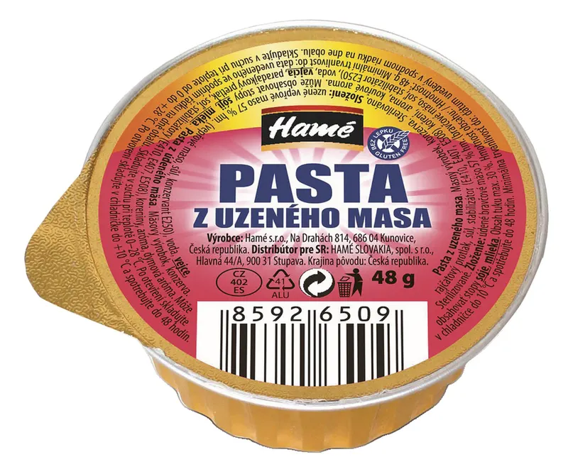 Hamé Pasta z uzeného masa 48 g