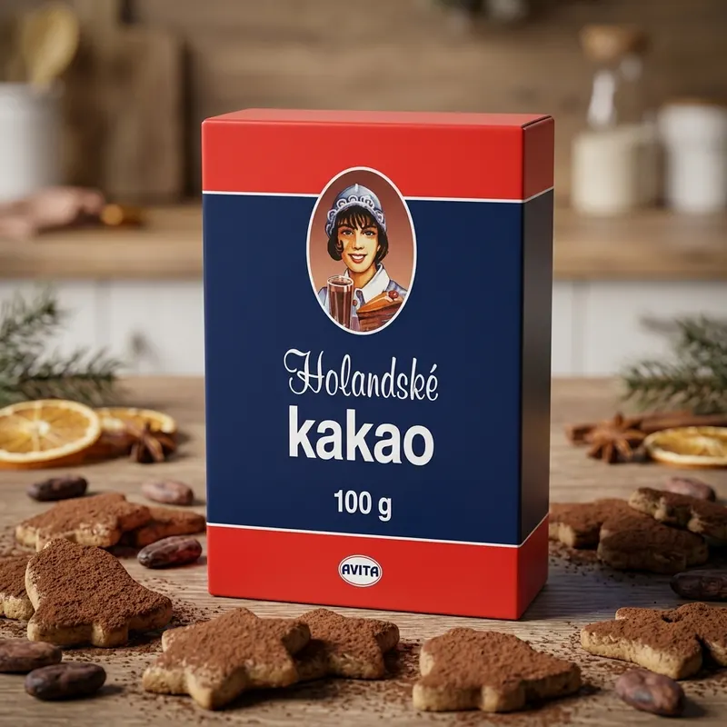 Holandské kakao 100 g v krabičce