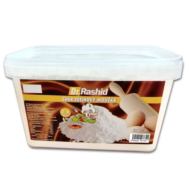 Dr. Rashid Cukr třtinový moučka 2,5 kg