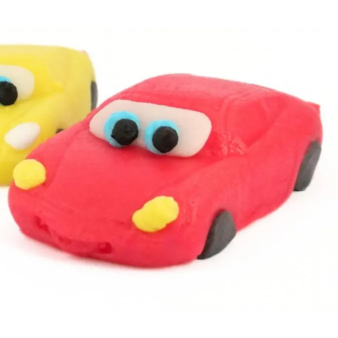 Figurka na dort závodní auto červené Blesk 7 cm 50 g