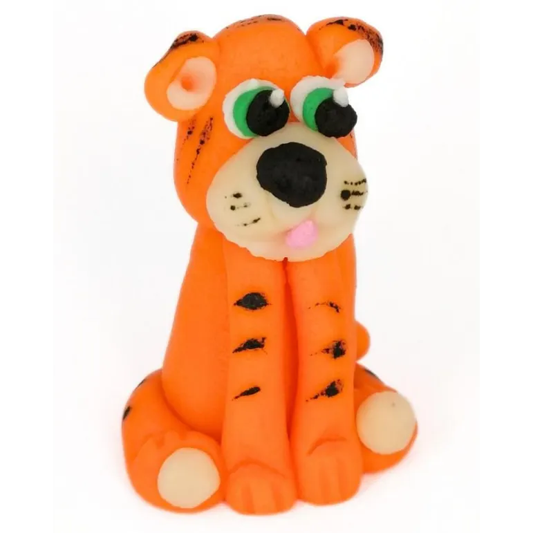 Figurka 3D tygr z jedlé hmoty 60 g