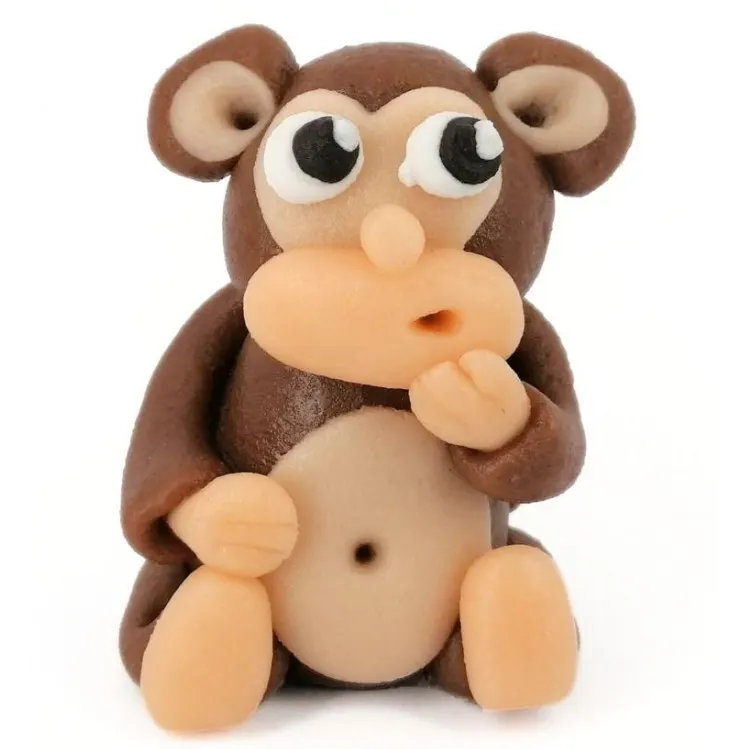 Jedlá figurka 3D opice, 60 g