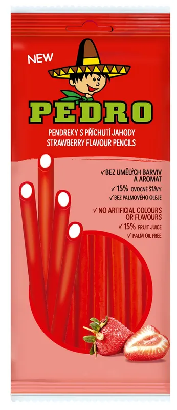 PEDRO Pendreky - želé Jahoda 80 g