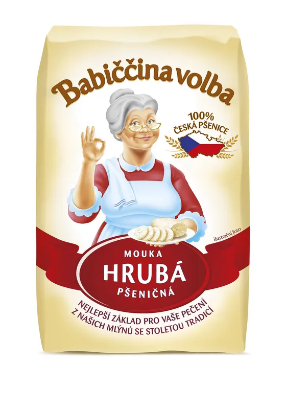 Babiččina volba Mouka pšeničná hrubá 1 kg