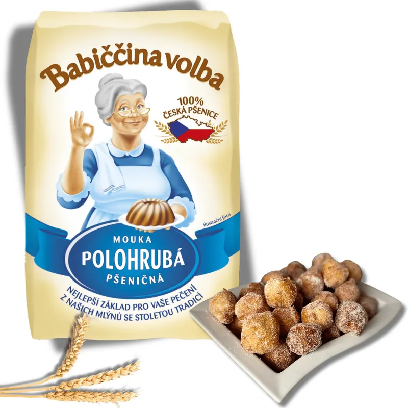 Babiččina volba Mouka pšeničná polohrubá 1 kg