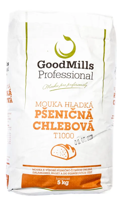 GOODMILLS PROFESSIONAL Mouka hladká pšeničná chlebová T1000 5 kg