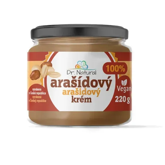 Arašídové máslo jemné 100 % 220 g