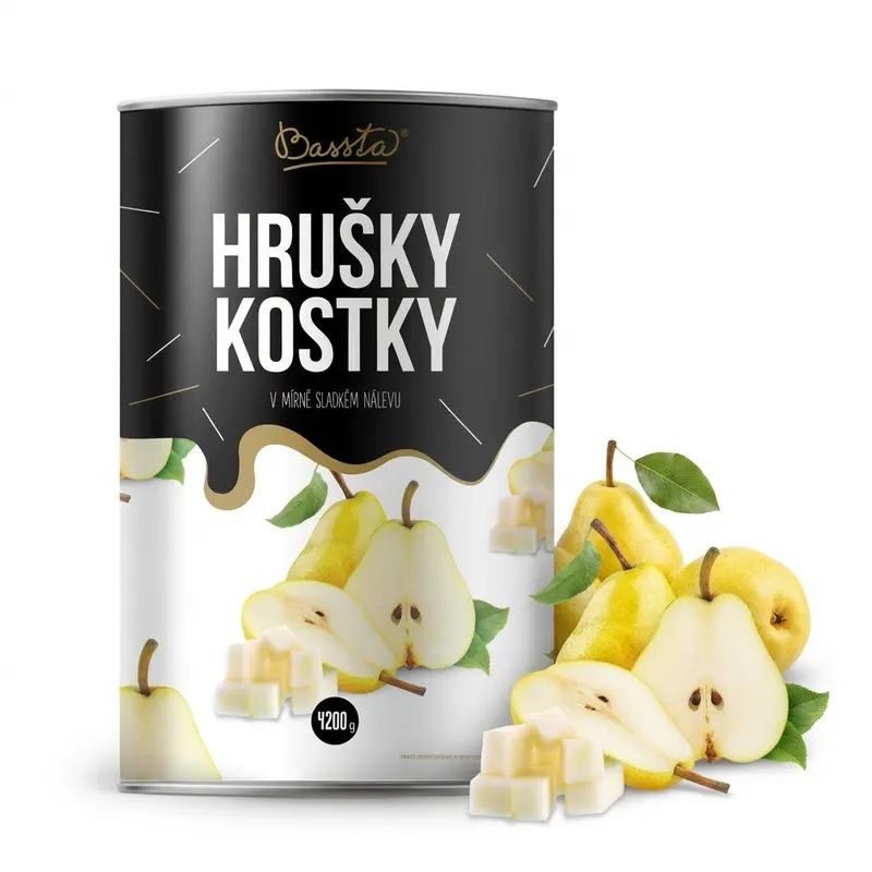 Hrušky kostky v nálevu 4200 g