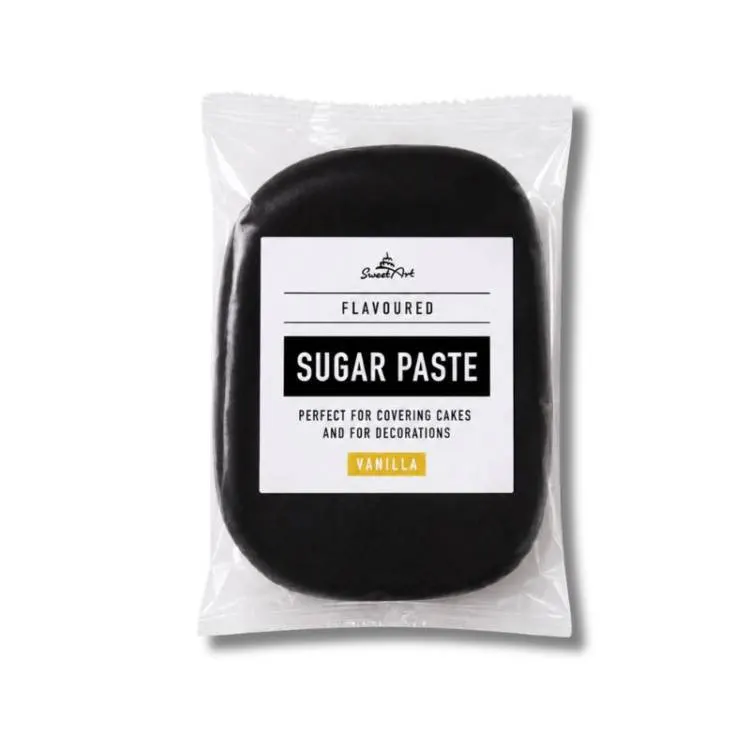 Fondán na dort černý vanilkový Black 500 g