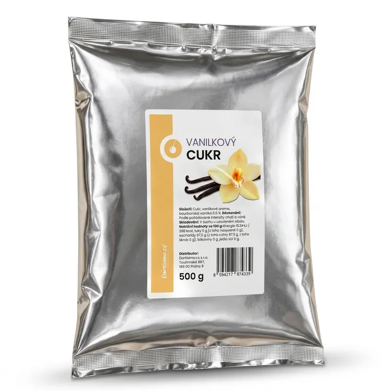 Vanilkový cukr s bourbonskou vanilkou 500 g