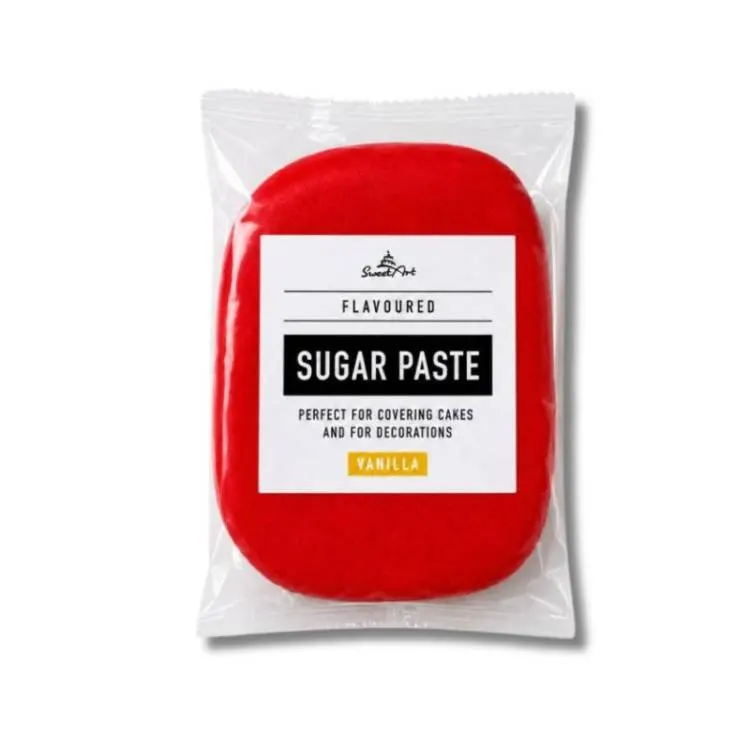 Fondán na dort červený vanilkový Red 500 g