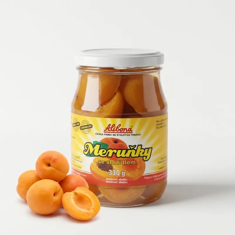 Meruňkový kompot se sladidlem 330 g