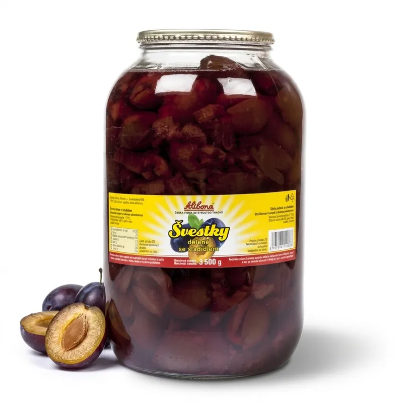 Švestky dělené dia na pečení 3500G