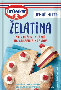 Cukrářská želatina čirá pro ztužení krému 20 g