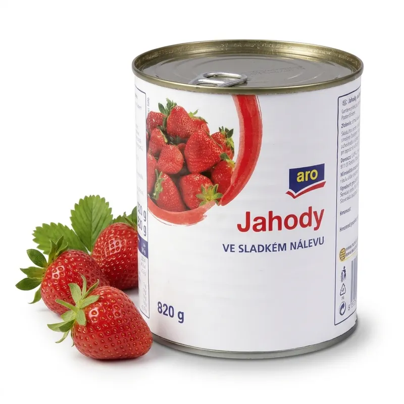 Jahodový kompot 850 ml