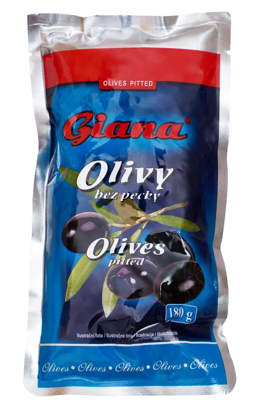 Giana Olivy černé bez pecky 180 g
