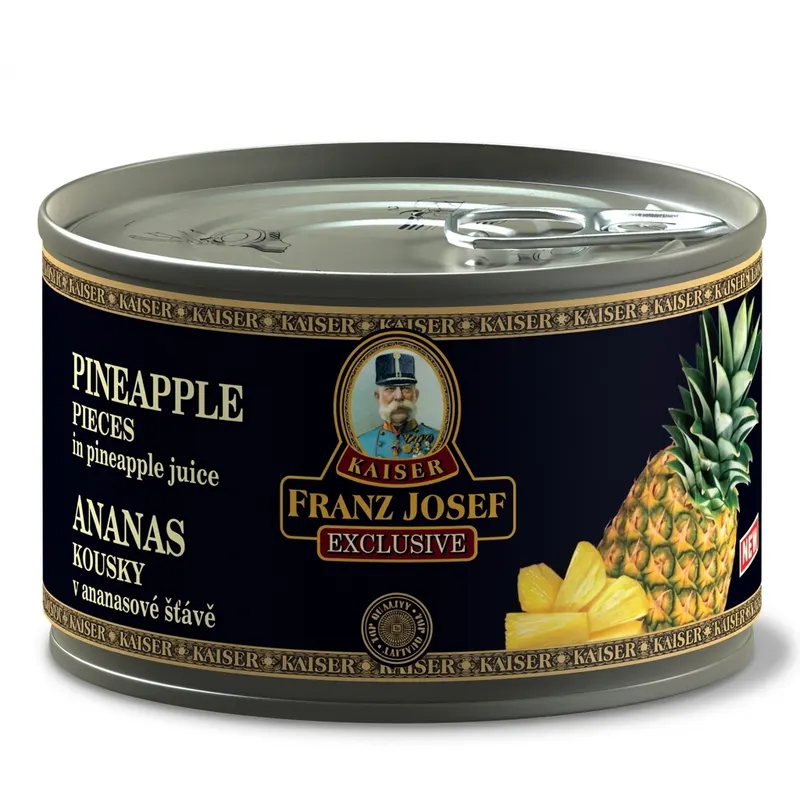 Ananas kousky v ananasové šťávě 24 x 240 ml