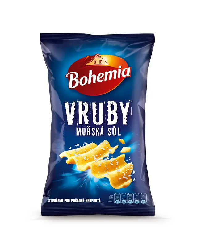 KARTON - Bohemia Vruby solené 120 g x 18 ks