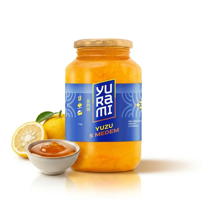 Citrusový Yuzu čaj s medem Yurami 1 kg