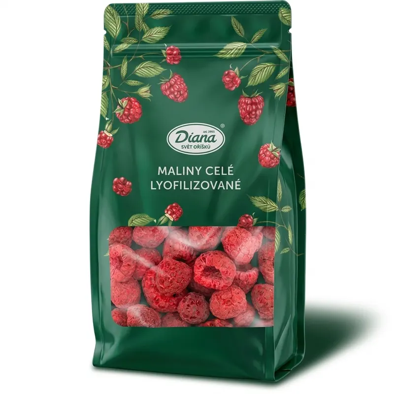 Maliny celé lyofilizované 30 g