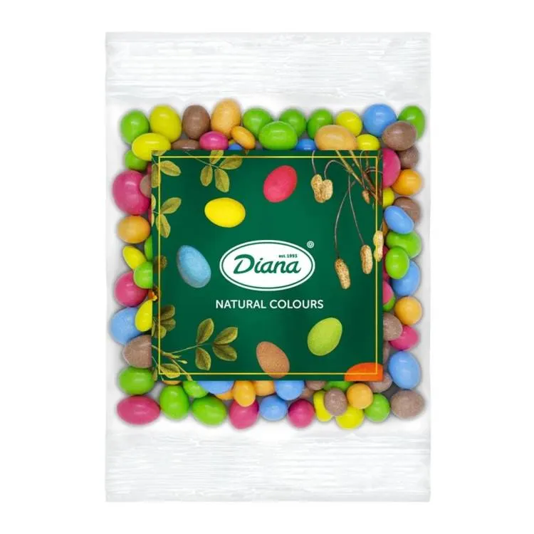 Arašídy v čokoládové krustě s přírodními barvivy 100 g