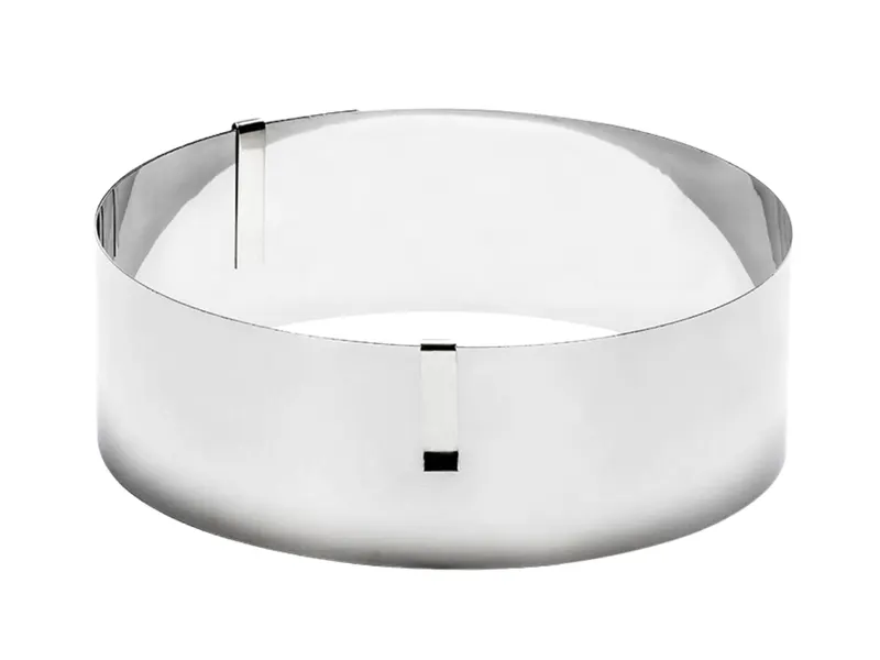 Nastavitelný dortový ráfek z nerezu 13–31 cm