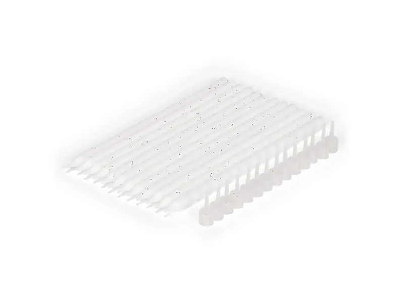 Dortové svíčky Patisse bílé s glitry 14 cm, 12 ks