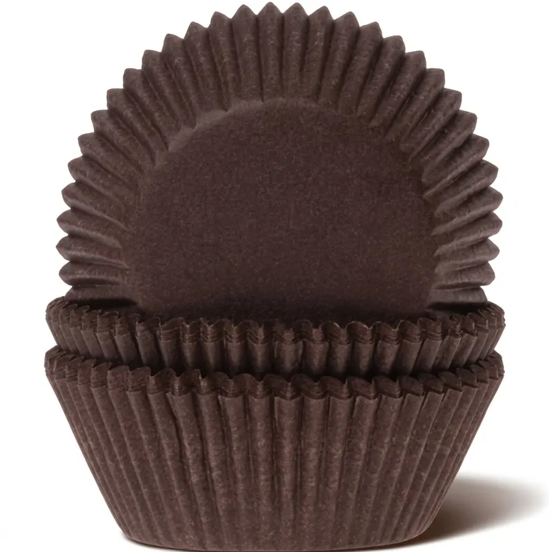Cukrářské košíčky hnědé na muffiny a cupcakes